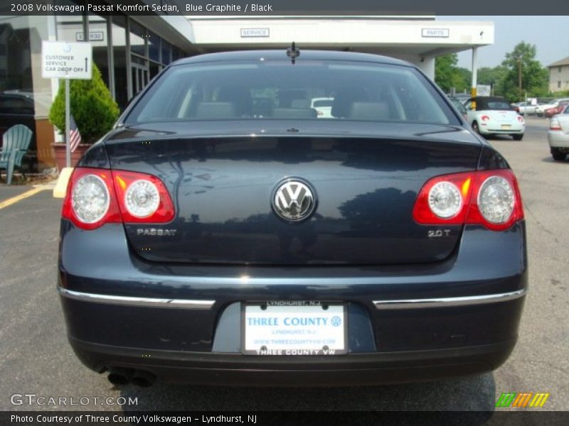 Blue Graphite / Black 2008 Volkswagen Passat Komfort Sedan