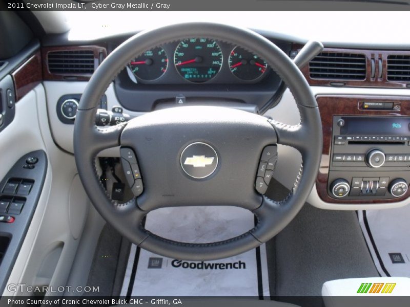 Cyber Gray Metallic / Gray 2011 Chevrolet Impala LT