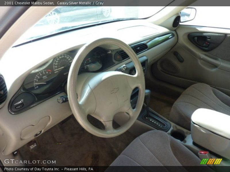 Galaxy Silver Metallic / Gray 2001 Chevrolet Malibu Sedan