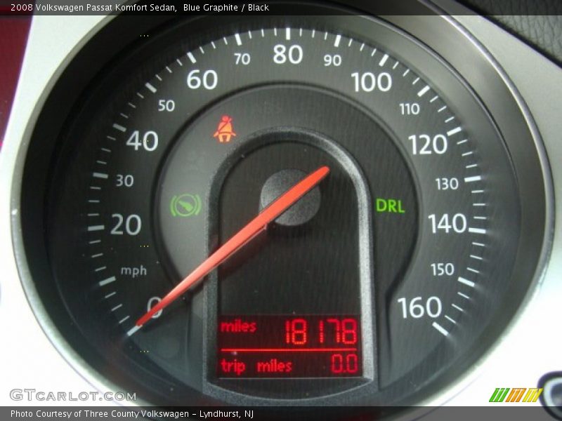 Blue Graphite / Black 2008 Volkswagen Passat Komfort Sedan