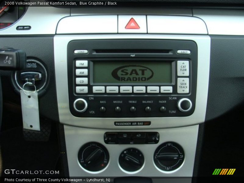 Blue Graphite / Black 2008 Volkswagen Passat Komfort Sedan