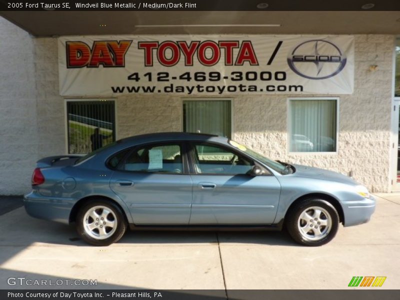 Windveil Blue Metallic / Medium/Dark Flint 2005 Ford Taurus SE