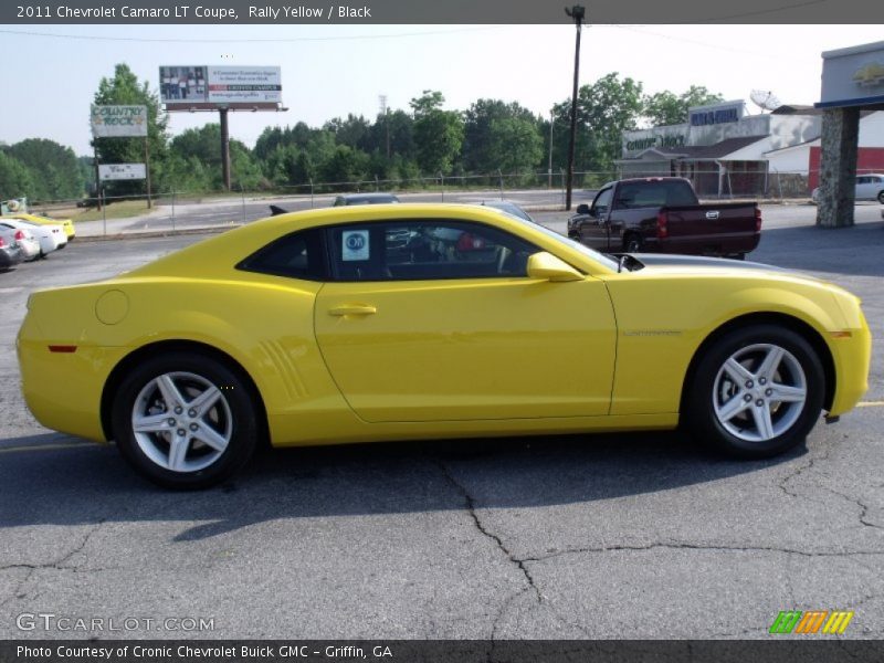 Rally Yellow / Black 2011 Chevrolet Camaro LT Coupe