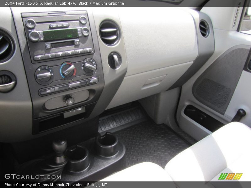Black / Medium Graphite 2004 Ford F150 STX Regular Cab 4x4