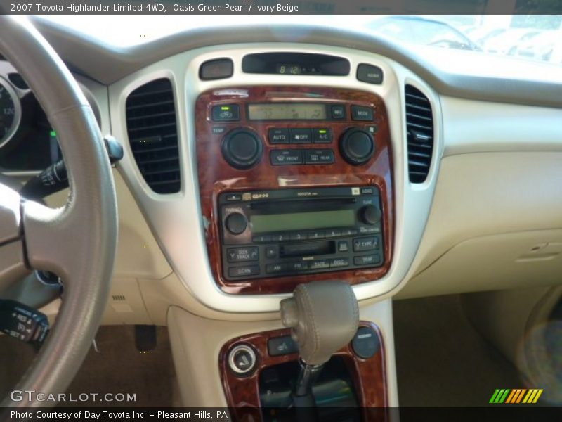 Oasis Green Pearl / Ivory Beige 2007 Toyota Highlander Limited 4WD