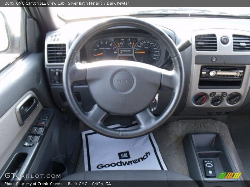 Silver Birch Metallic / Dark Pewter 2005 GMC Canyon SLE Crew Cab