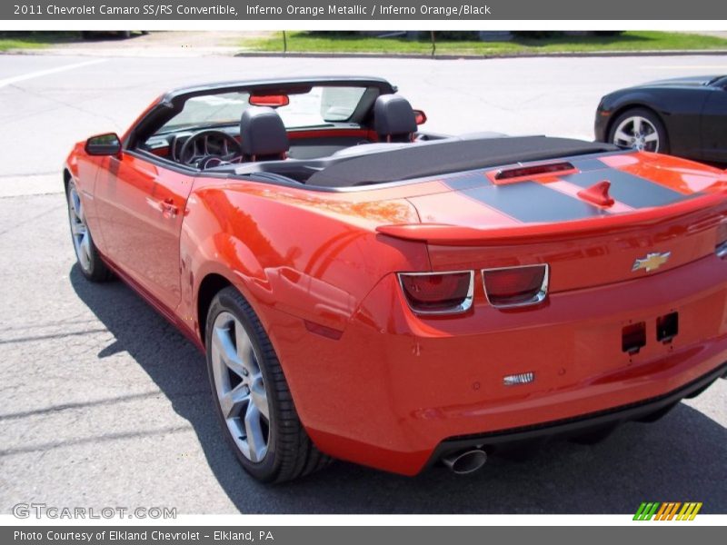 Inferno Orange Metallic / Inferno Orange/Black 2011 Chevrolet Camaro SS/RS Convertible