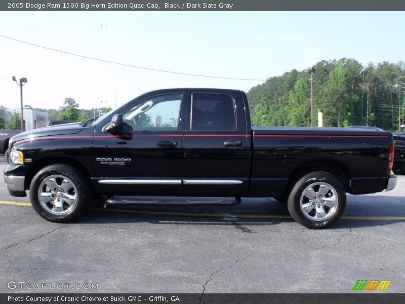 Black / Dark Slate Gray 2005 Dodge Ram 1500 Big Horn Edition Quad Cab
