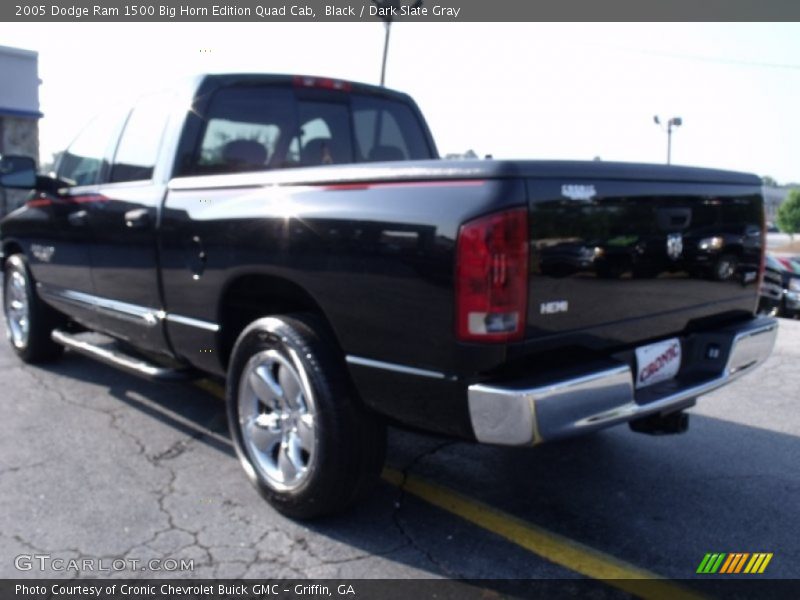 Black / Dark Slate Gray 2005 Dodge Ram 1500 Big Horn Edition Quad Cab
