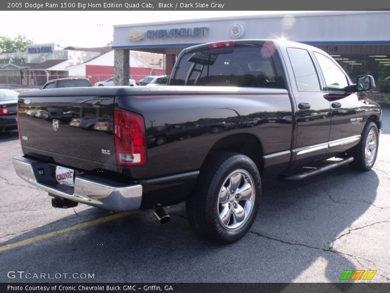 Black / Dark Slate Gray 2005 Dodge Ram 1500 Big Horn Edition Quad Cab