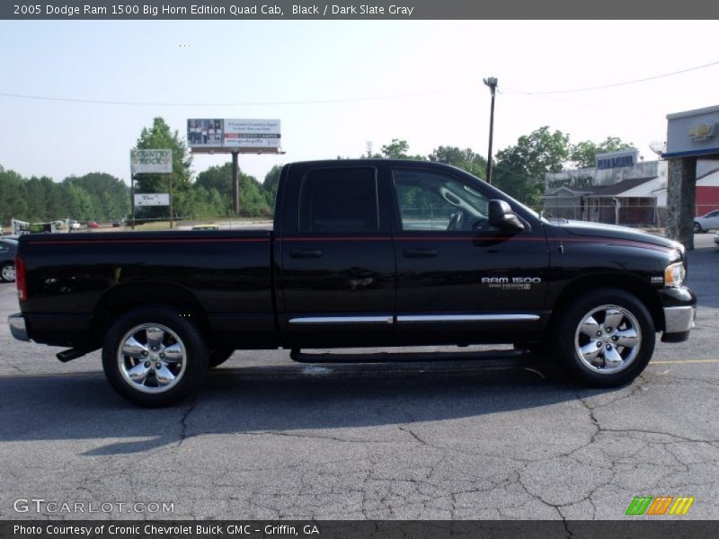 Black / Dark Slate Gray 2005 Dodge Ram 1500 Big Horn Edition Quad Cab