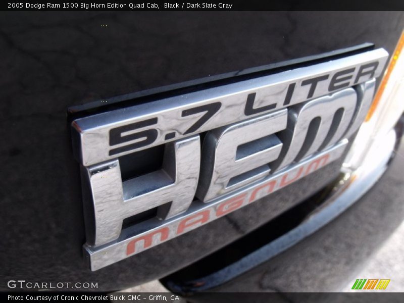 Black / Dark Slate Gray 2005 Dodge Ram 1500 Big Horn Edition Quad Cab