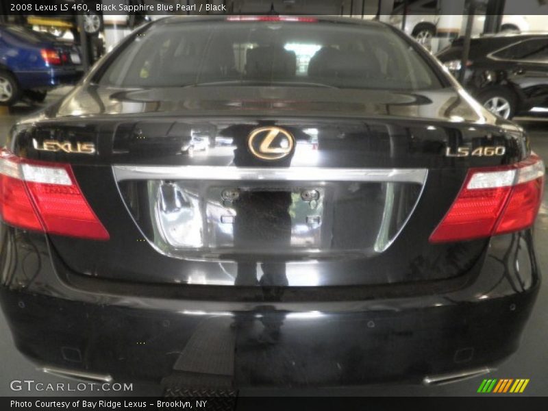 Black Sapphire Blue Pearl / Black 2008 Lexus LS 460