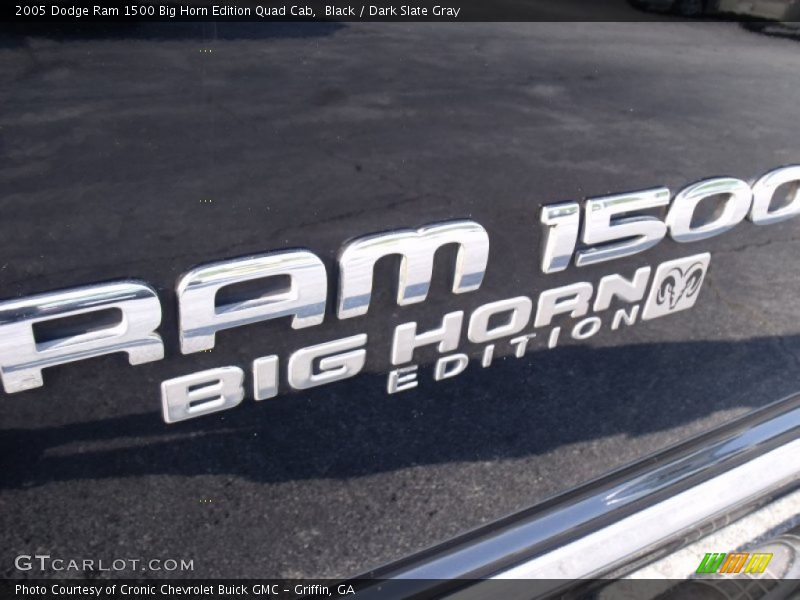 Black / Dark Slate Gray 2005 Dodge Ram 1500 Big Horn Edition Quad Cab