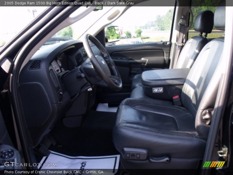 Black / Dark Slate Gray 2005 Dodge Ram 1500 Big Horn Edition Quad Cab