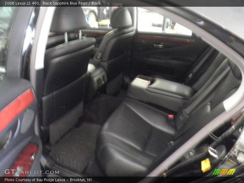 Black Sapphire Blue Pearl / Black 2008 Lexus LS 460