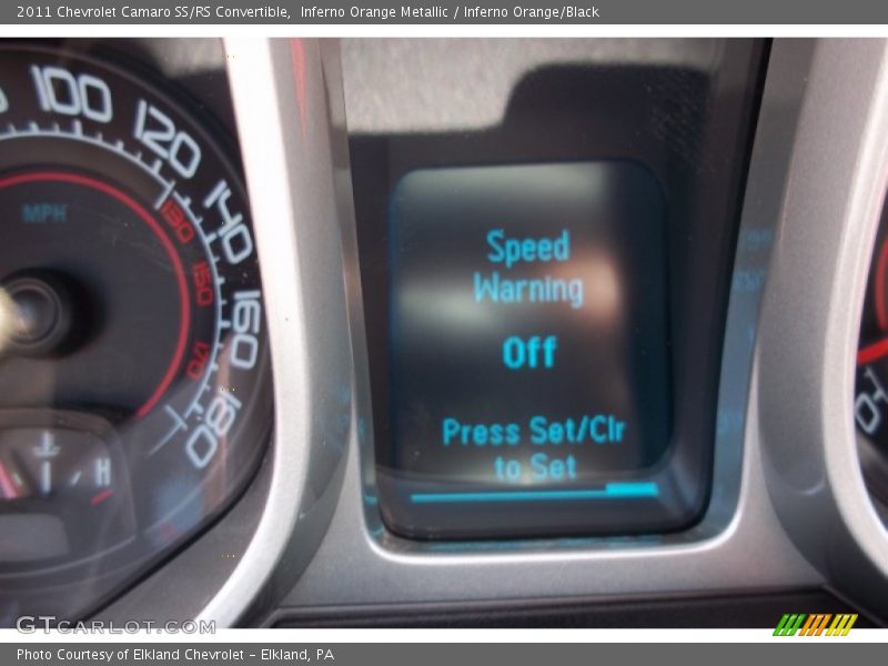 Inferno Orange Metallic / Inferno Orange/Black 2011 Chevrolet Camaro SS/RS Convertible