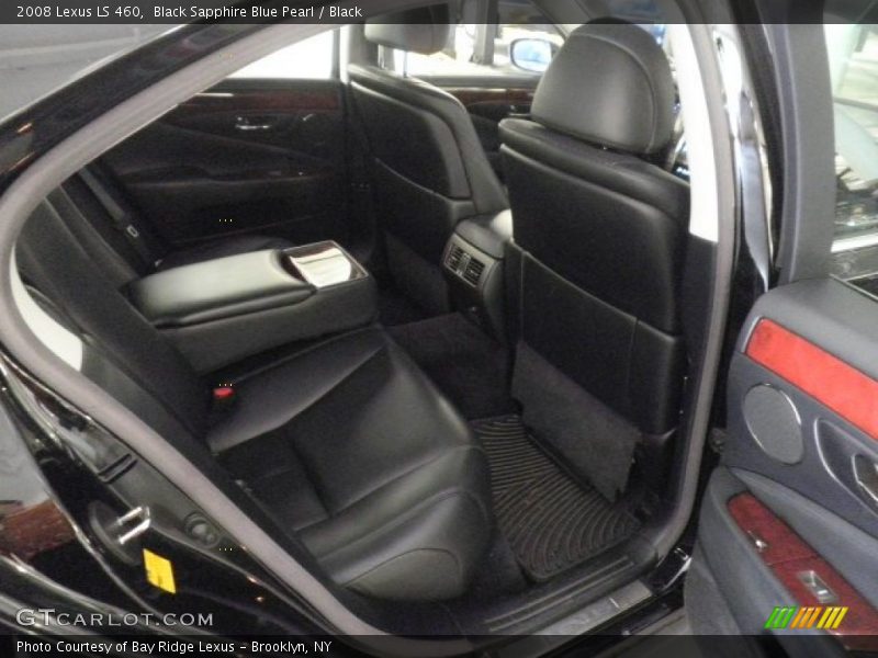 Black Sapphire Blue Pearl / Black 2008 Lexus LS 460