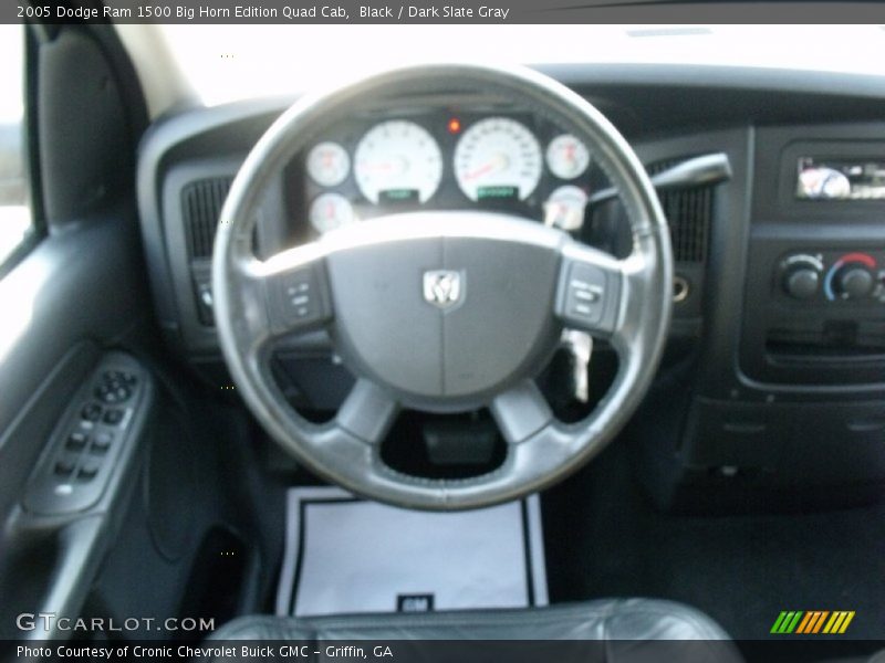 Black / Dark Slate Gray 2005 Dodge Ram 1500 Big Horn Edition Quad Cab
