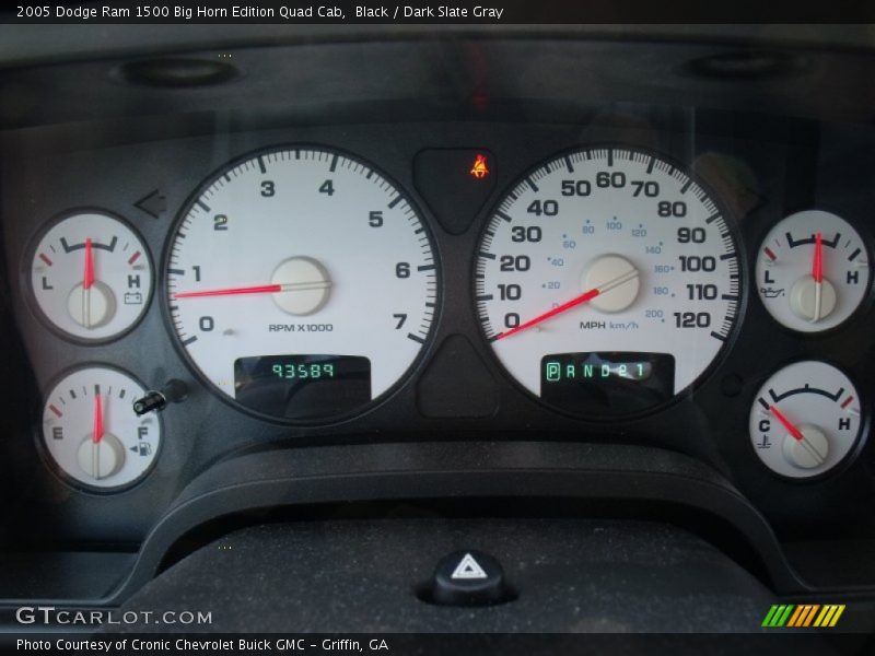 Black / Dark Slate Gray 2005 Dodge Ram 1500 Big Horn Edition Quad Cab