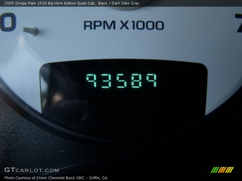 Black / Dark Slate Gray 2005 Dodge Ram 1500 Big Horn Edition Quad Cab