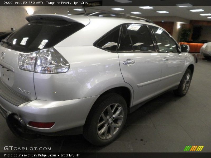 Tungsten Pearl / Light Gray 2009 Lexus RX 350 AWD