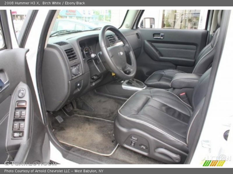 Birch White / Ebony Black 2008 Hummer H3 X