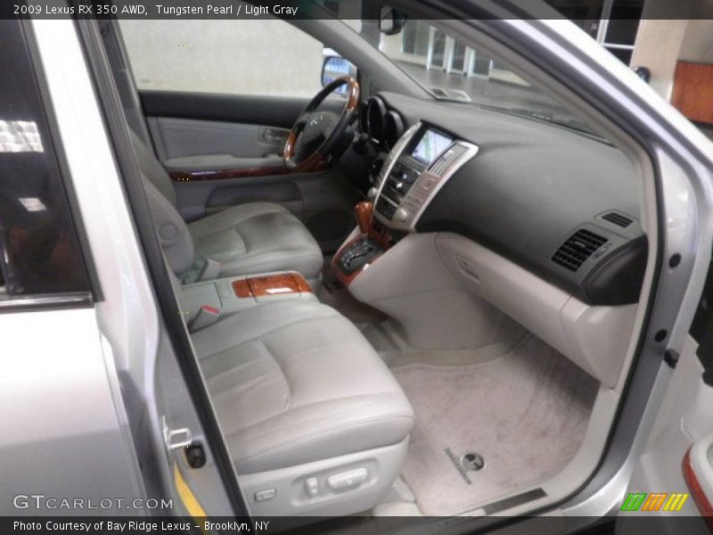 Tungsten Pearl / Light Gray 2009 Lexus RX 350 AWD