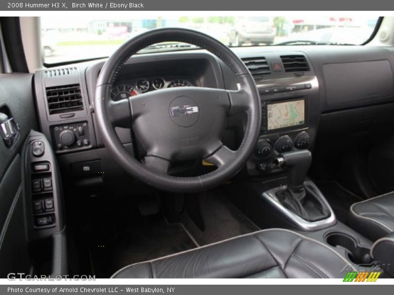Birch White / Ebony Black 2008 Hummer H3 X