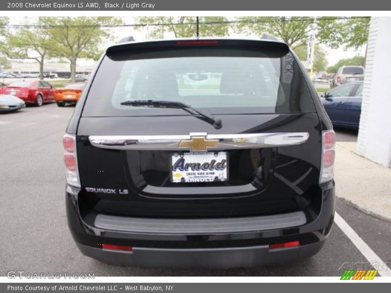 Black / Light Gray 2008 Chevrolet Equinox LS AWD