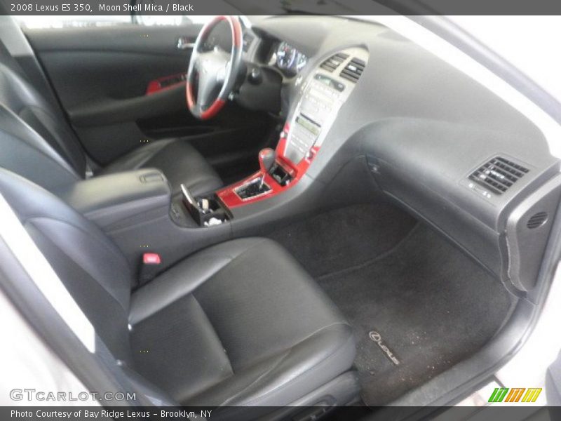 Moon Shell Mica / Black 2008 Lexus ES 350