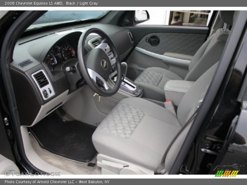 Black / Light Gray 2008 Chevrolet Equinox LS AWD