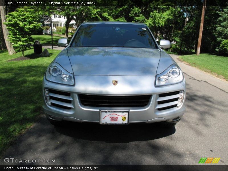 Crystal Silver Metallic / Black 2009 Porsche Cayenne S