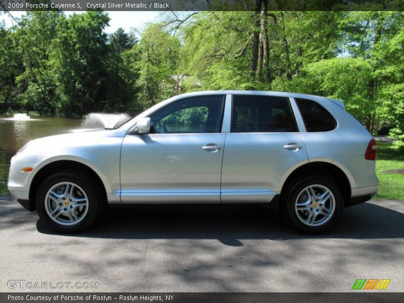 Crystal Silver Metallic / Black 2009 Porsche Cayenne S