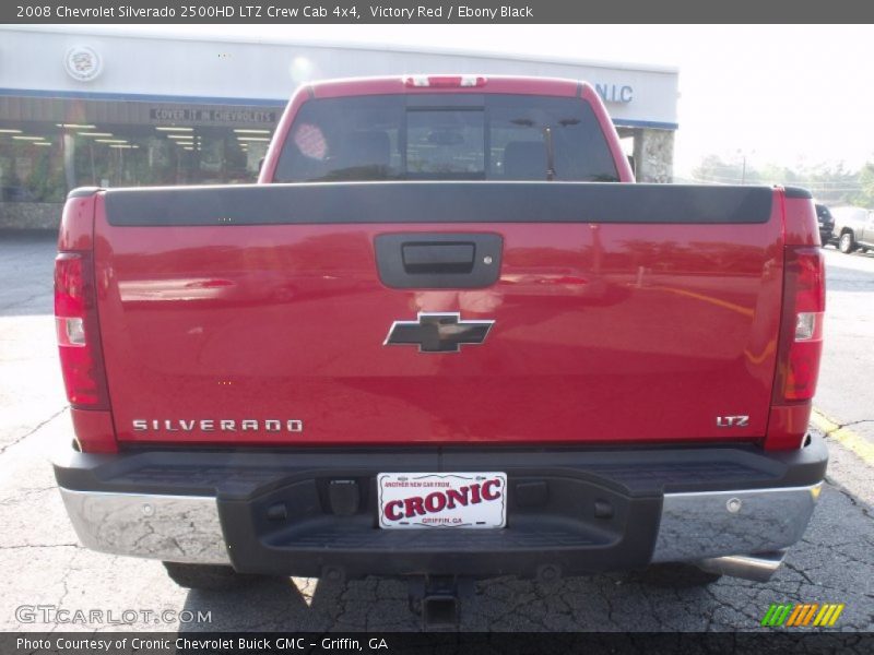 Victory Red / Ebony Black 2008 Chevrolet Silverado 2500HD LTZ Crew Cab 4x4