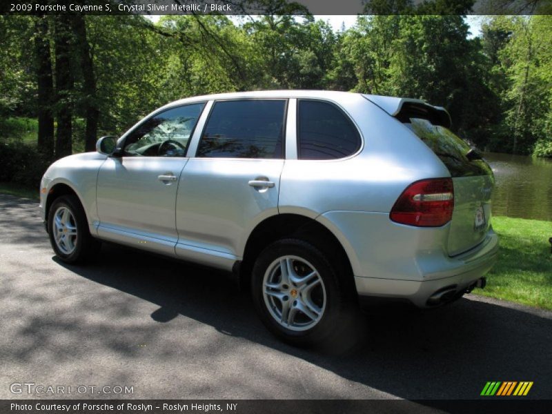Crystal Silver Metallic / Black 2009 Porsche Cayenne S