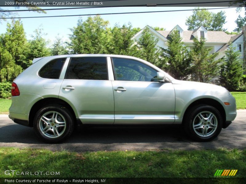 Crystal Silver Metallic / Black 2009 Porsche Cayenne S