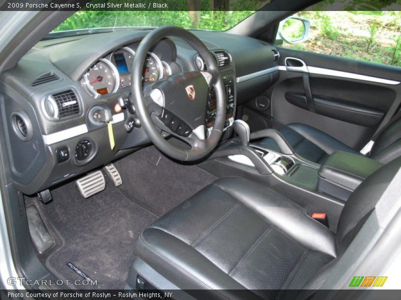 Crystal Silver Metallic / Black 2009 Porsche Cayenne S