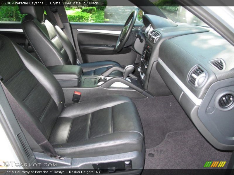 Crystal Silver Metallic / Black 2009 Porsche Cayenne S