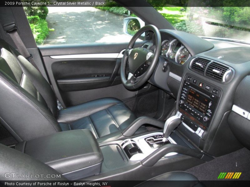 Crystal Silver Metallic / Black 2009 Porsche Cayenne S
