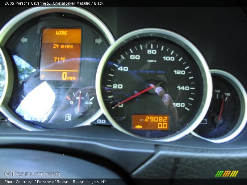 Crystal Silver Metallic / Black 2009 Porsche Cayenne S