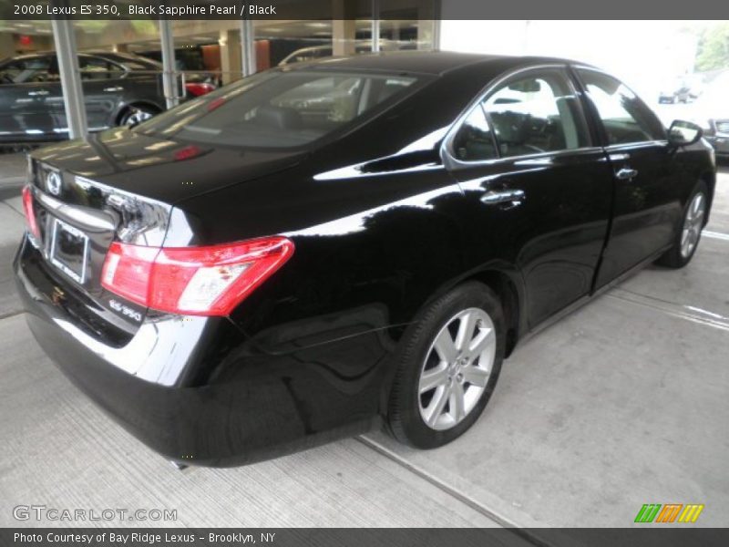 Black Sapphire Pearl / Black 2008 Lexus ES 350