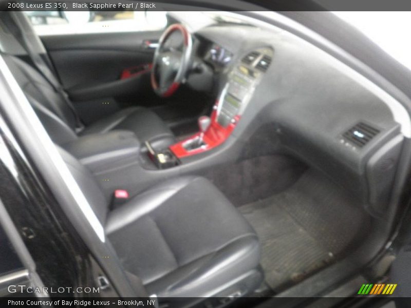 Black Sapphire Pearl / Black 2008 Lexus ES 350