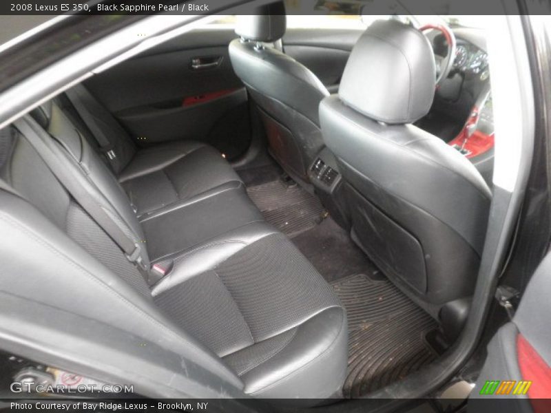 Black Sapphire Pearl / Black 2008 Lexus ES 350