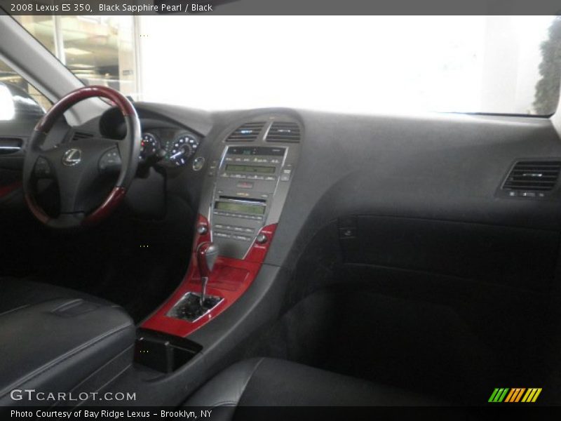 Black Sapphire Pearl / Black 2008 Lexus ES 350