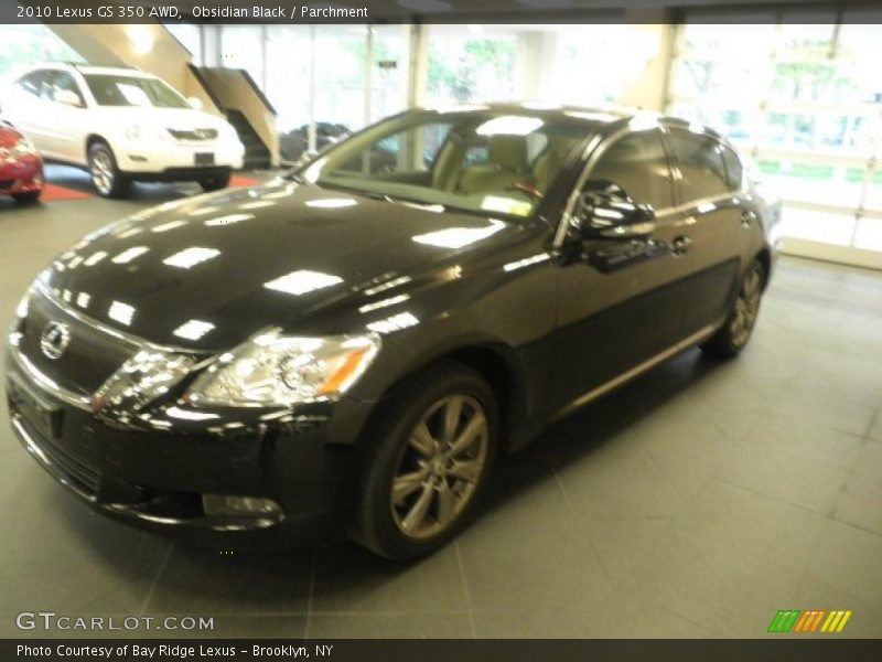 Obsidian Black / Parchment 2010 Lexus GS 350 AWD