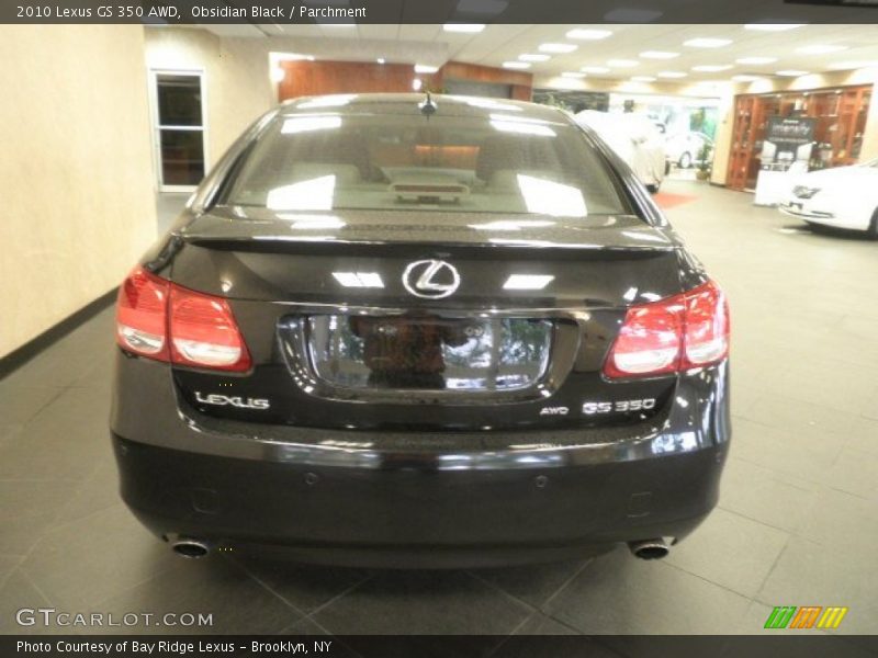 Obsidian Black / Parchment 2010 Lexus GS 350 AWD