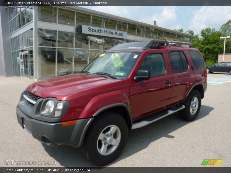 Thermal Red Metallic / Charcoal 2004 Nissan Xterra SE 4x4