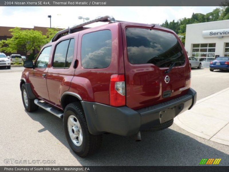 Thermal Red Metallic / Charcoal 2004 Nissan Xterra SE 4x4