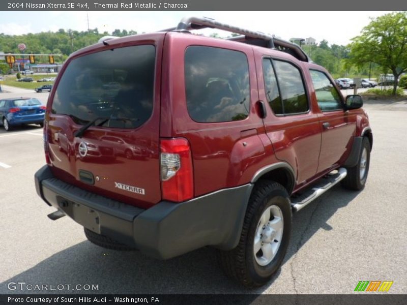 Thermal Red Metallic / Charcoal 2004 Nissan Xterra SE 4x4
